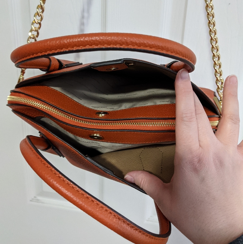🆕 Michael Kors Mercer Large Some Satchel - Picture 2 of 5